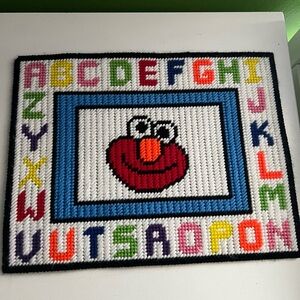 Colorful Alphabet Elmo Wall Hanging